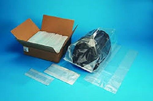 Clear 1-Mil Gusseted Bags FDA Plastic Poly Baggies Gusset Packaging 