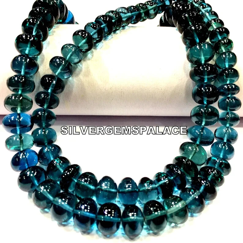 AAAA+Extremely Beautiful~London Topaz Smooth Beads Rondelle Topaz Gemstone Beads