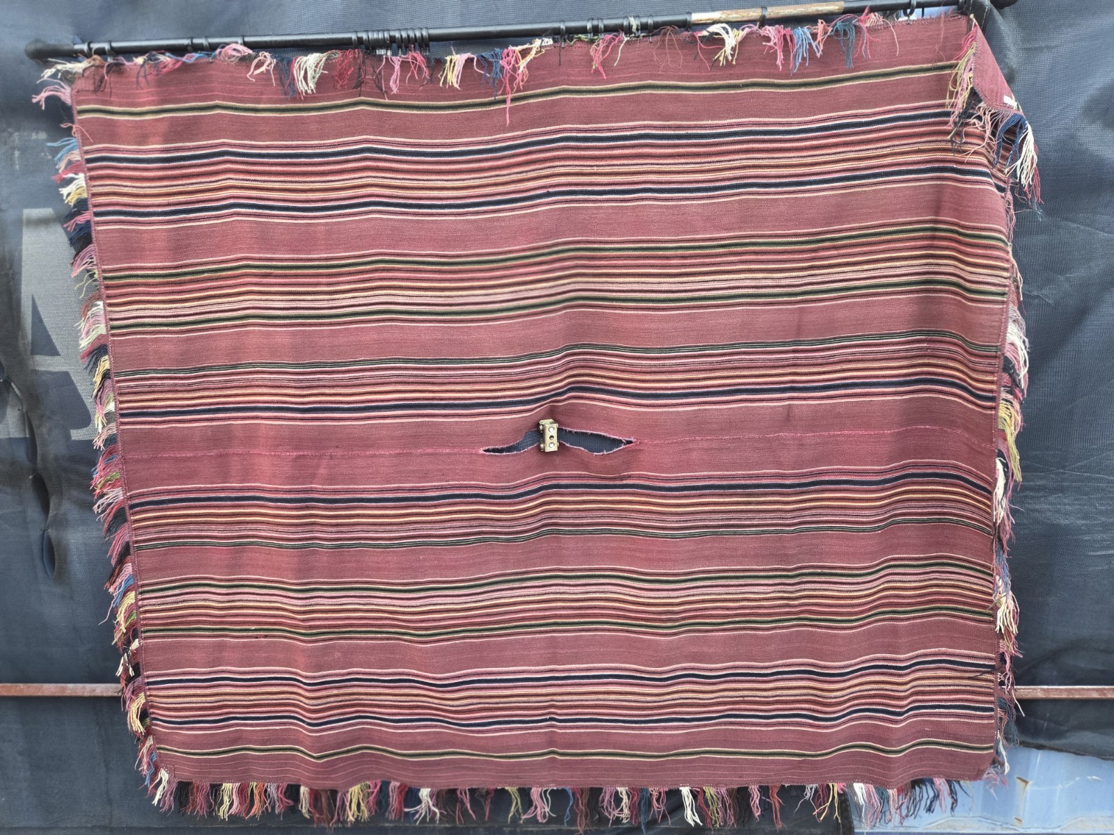 Man's Wedding Poncho Bolivian Aymara 1860-80s Gorgeous *Rare* Man's Wedding Poncho Bolivian Aymara 1860-80s Gorgeous *Rare*