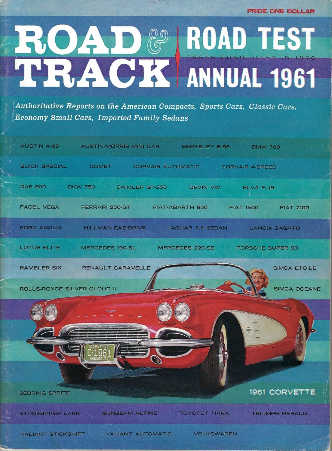 1956 thru 1987 Road & Track Road Test Annuals-Your choice-See Contents