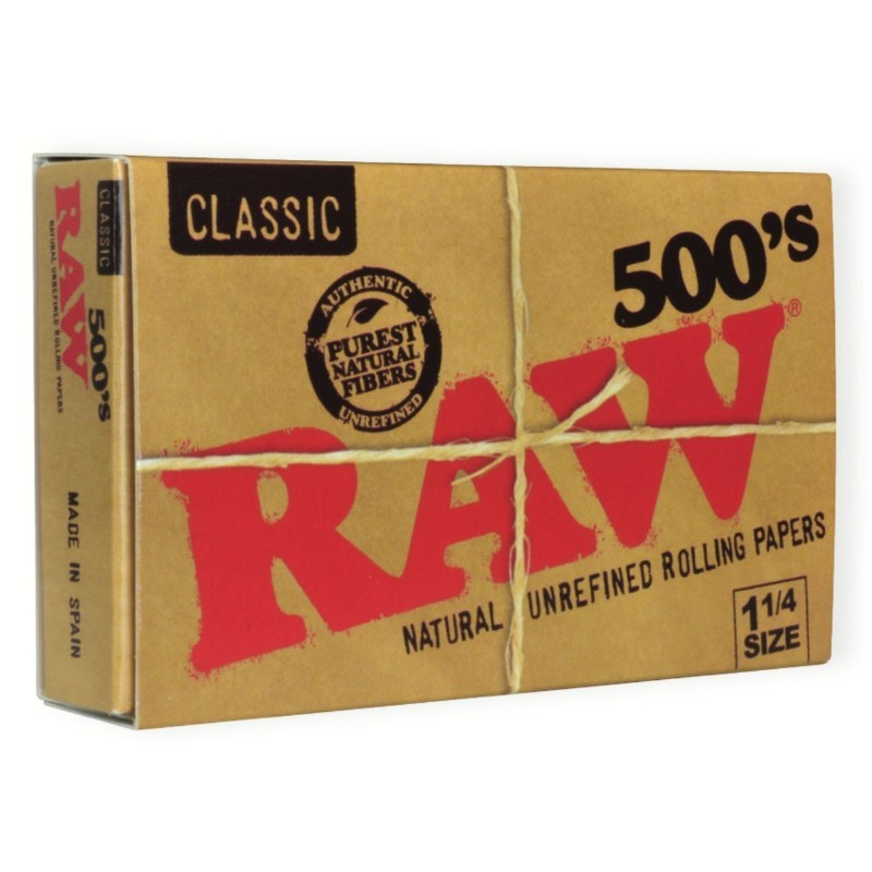 10x RAW Classic 1 1/4 Size 500's Rolling Papers Smoking Accessory Bulk Lot 1.25 10x RAW Classic 1 1/4 Size 500's Rolling Papers Smoking Accessory Bulk Lot 1.25