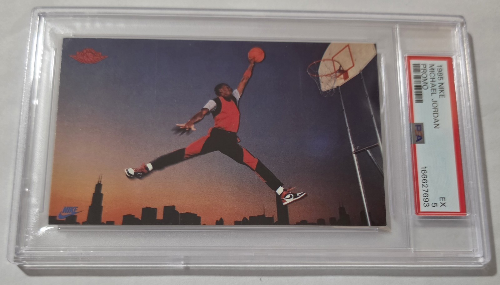 1985 Nike Promo Jumpman Michael Jordan - PSA 5 - Fresh Slab