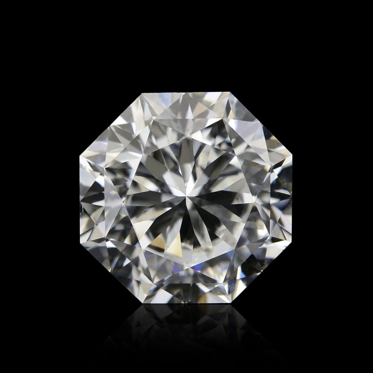CERTIFIED 1.03 Ct Earth-Mined Natural Octagona Diamond  ROUND LOOSE VVS1/7 mm