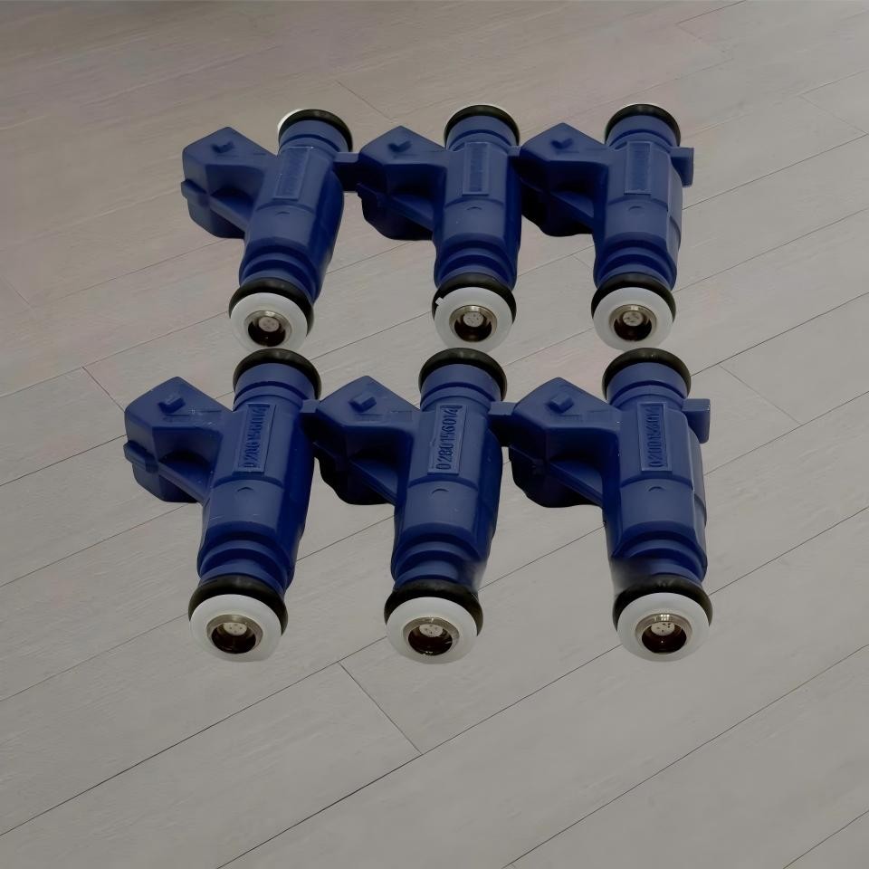 Set (6) OEM Bosch 0280156014 Fuel Injectors Mercedes C240 E320 CLK320 Crossfire