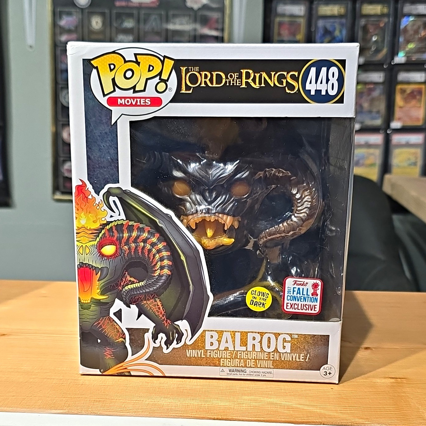 Funko POP Movies The Lord of the Rings Balrog Vinyl Figure #448 Exclusive