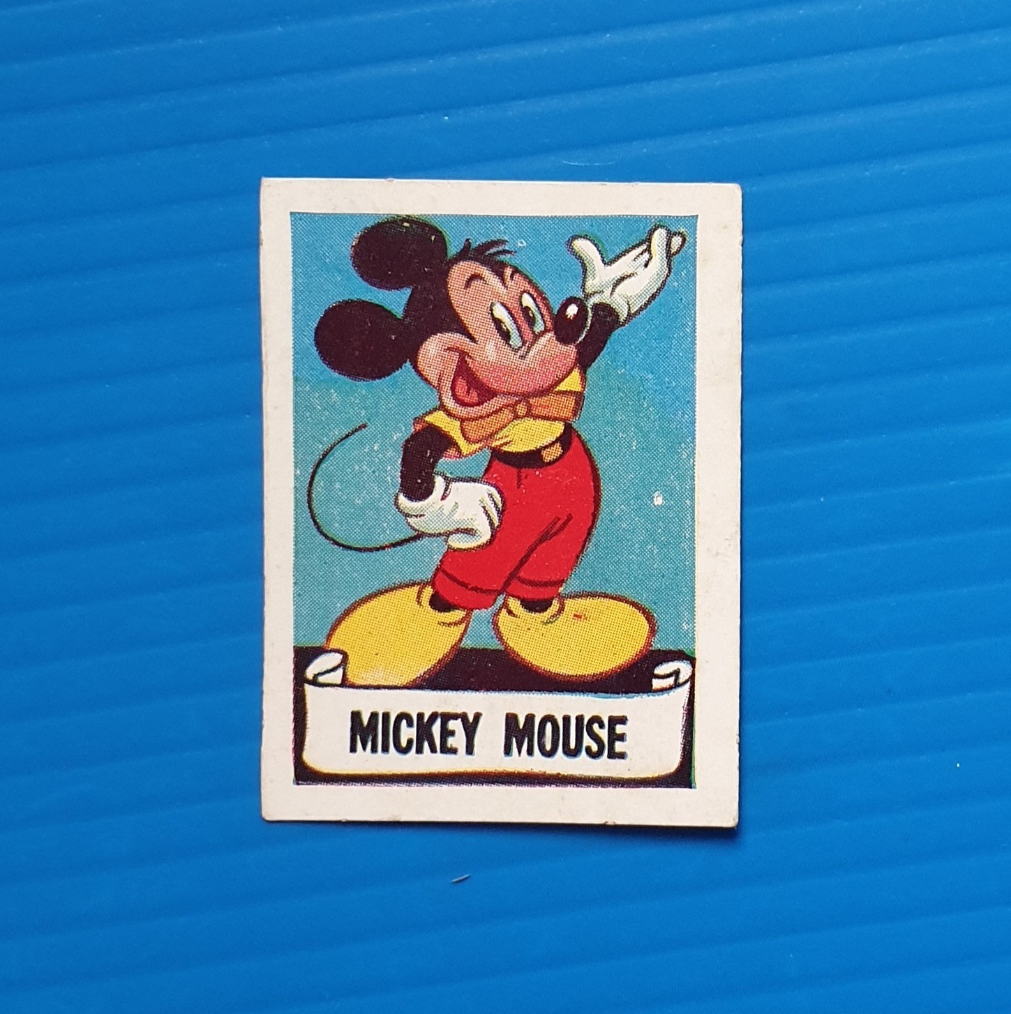MICKEY MOUSE BARRATT SWEET CIGARETTE CARD 1955 1ST ISSUE WALT DISNEY CHARACTERS