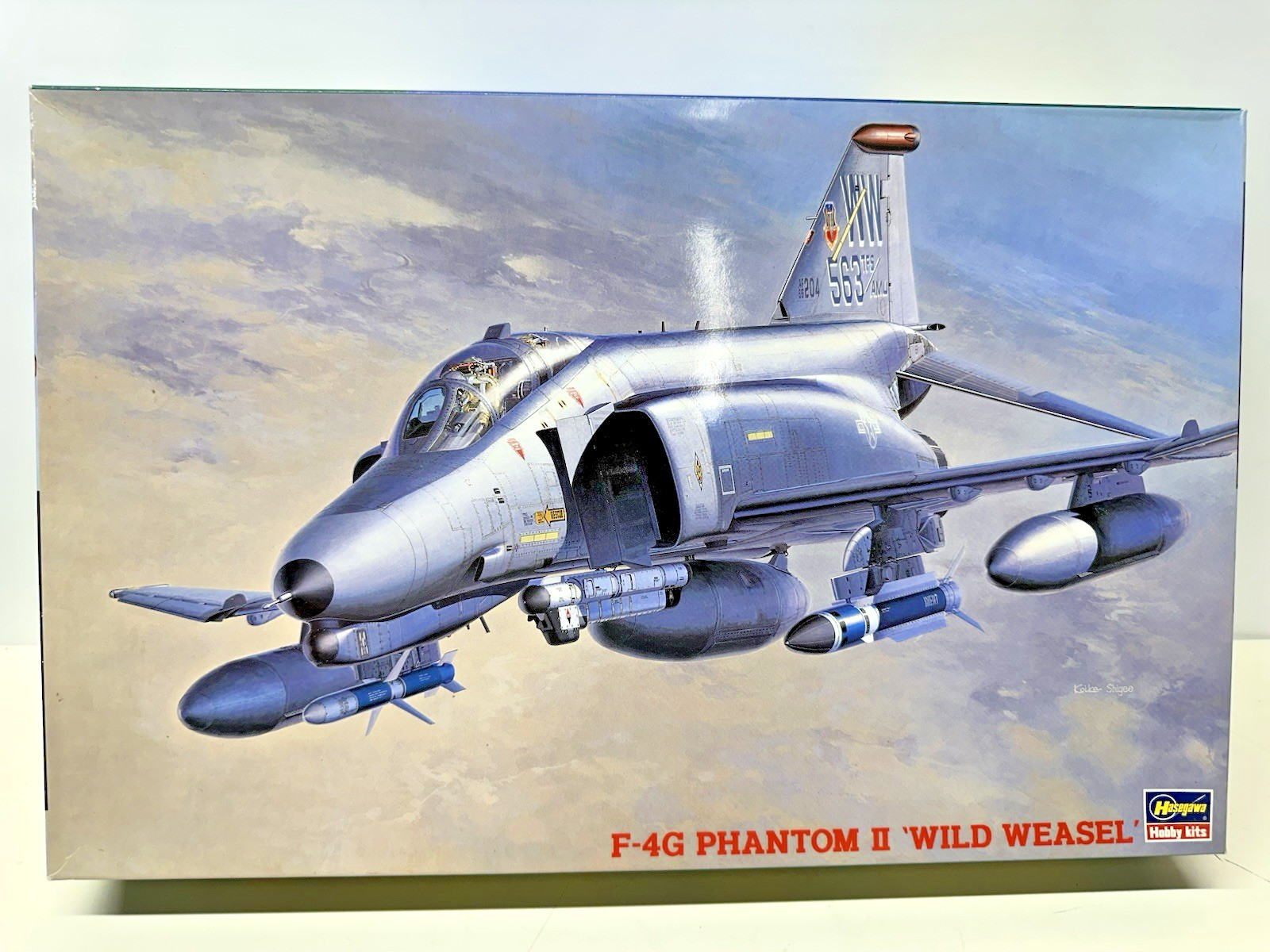 Hasegawa 1/48 F-4G Phantom II ‘Wild Weasel’ PT Series No.9 07209 Rare HTF Kit Hasegawa 1/48 F-4G Phantom II ‘Wild Weasel’ PT Series No.9 07209 Rare HTF Kit