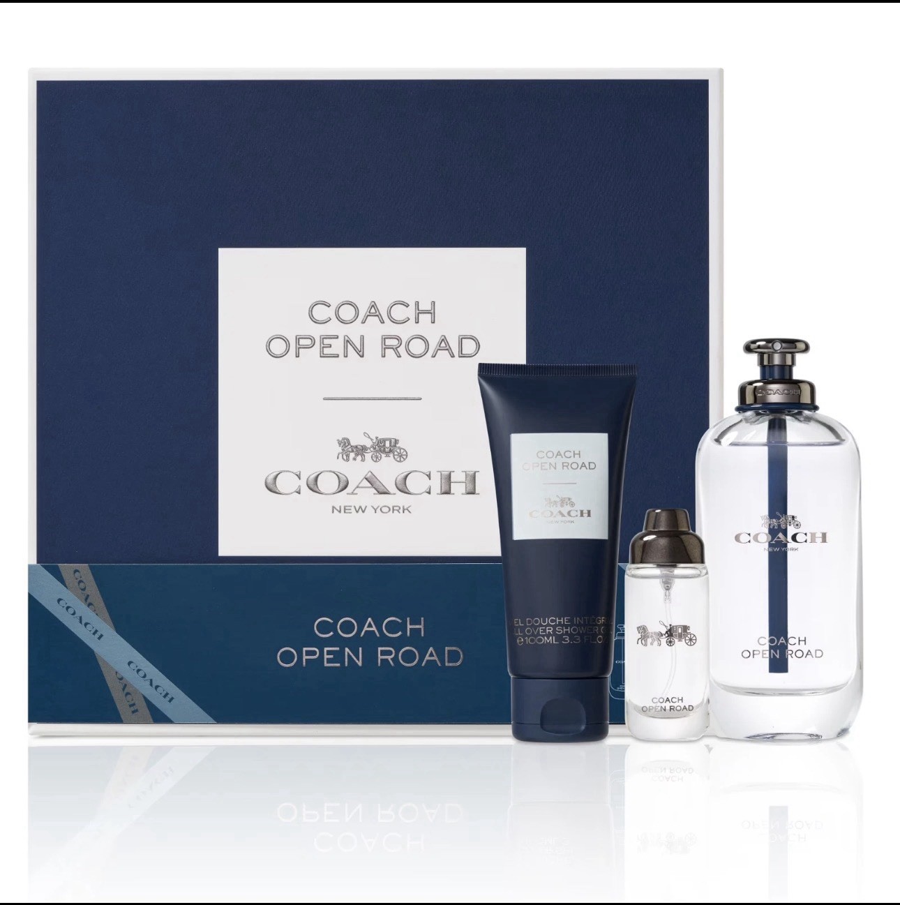 Coach Open Road Fragrance for Men 3 Piece Gift Set - Brand New Coach Open Road Fragrance for Men 3 Piece Gift Set - Brand New