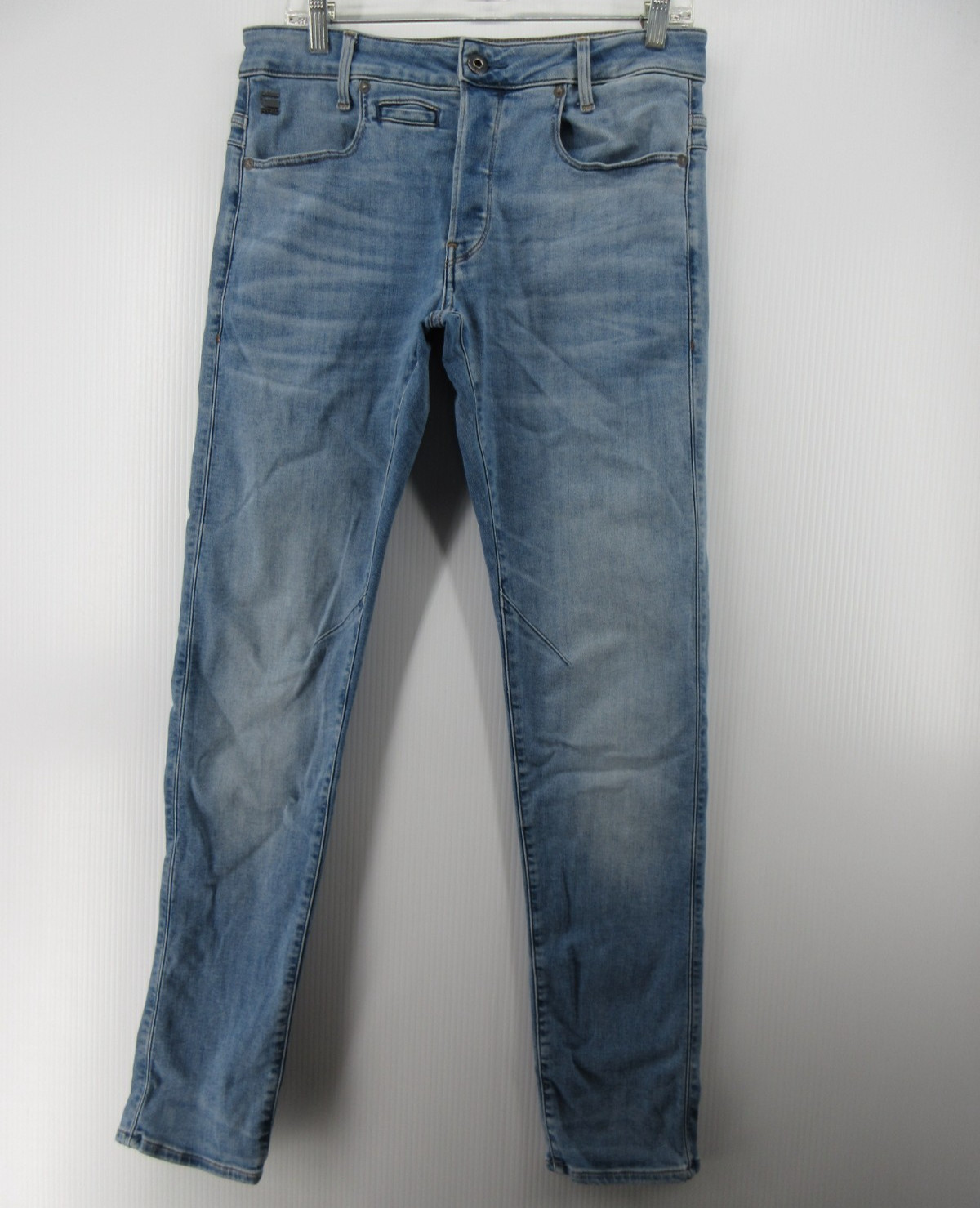 G Star Raw Jeans Men 31X34 Blue D-STAQ 5 Pocket Slim Button Fly Denim Pants