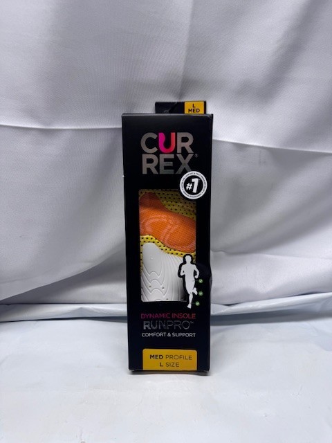 CURREX RUNPRO Insoles -Dynamic Insoles for Cycling-Med Profile LARGE*New