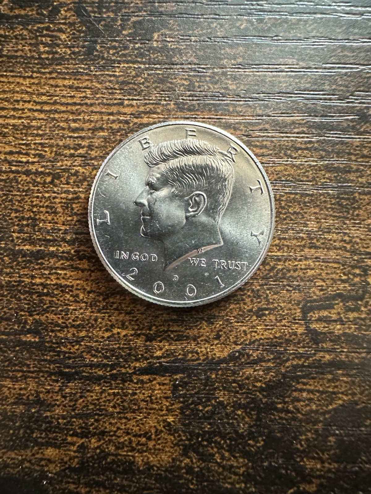 2001 d kennedy half dollar