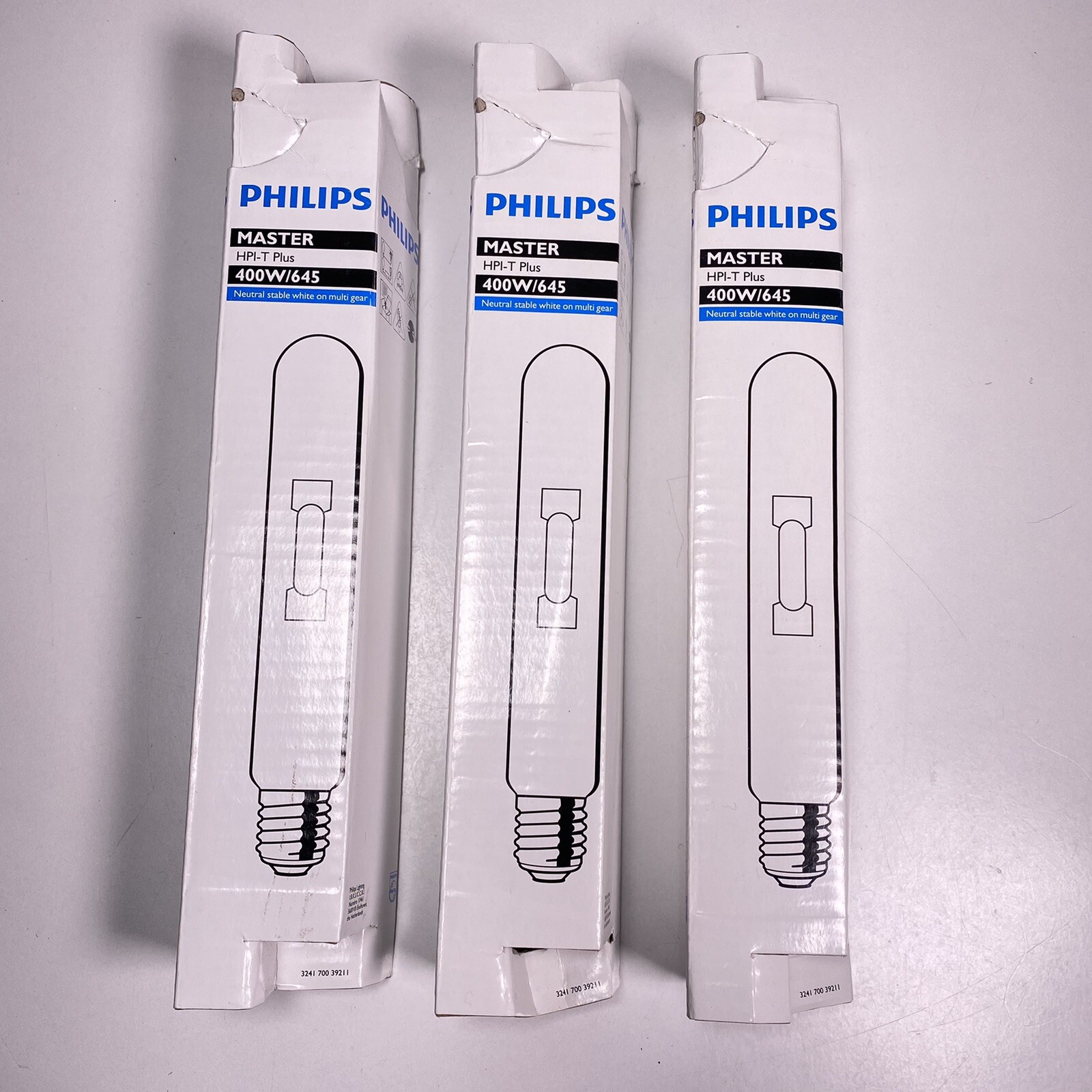 3 - Philips Master HPI-T PLUS 400W/645 E40 Lot Of 3 Stage Theatre Light