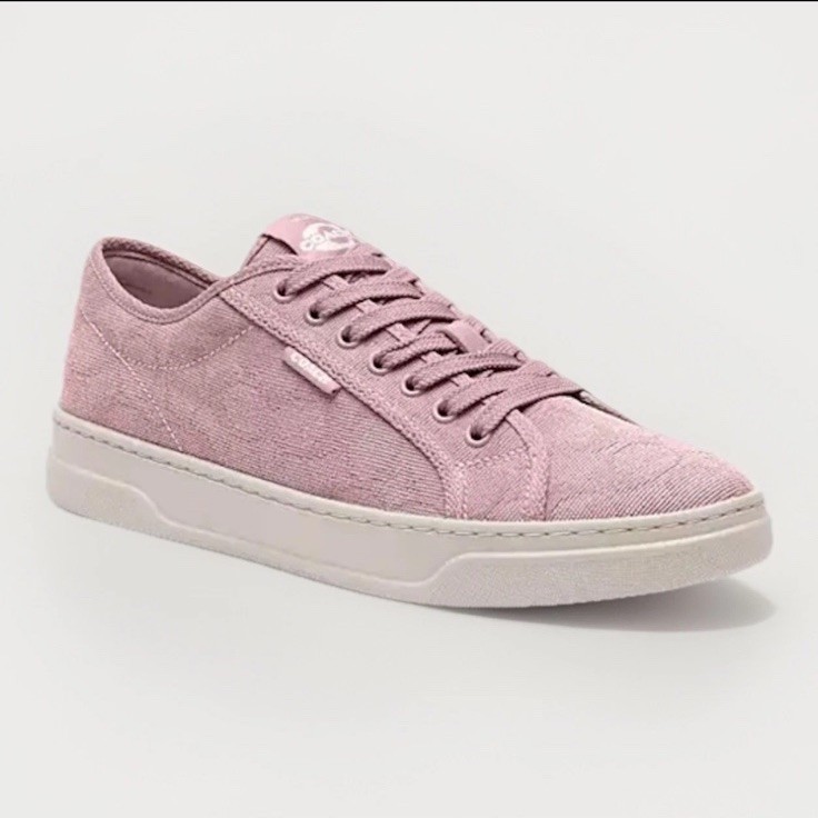 Coach Monogram Women’s Pink Signature Canvas Sneakers CAS55 Coach Monogram Women’s Pink Signature Canvas Sneakers CAS55