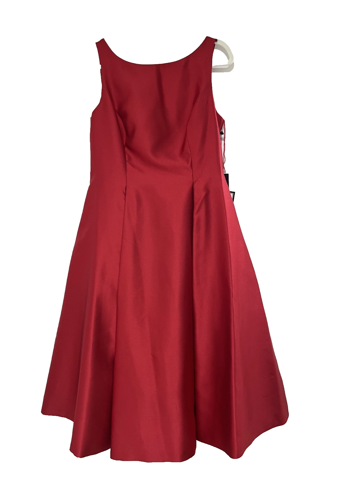 NWT ADRIANNA PAPELL RED SLEVELESS TEA LENGTH LINED DRESS 12 NWT ADRIANNA PAPELL RED SLEVELESS TEA LENGTH LINED DRESS 12