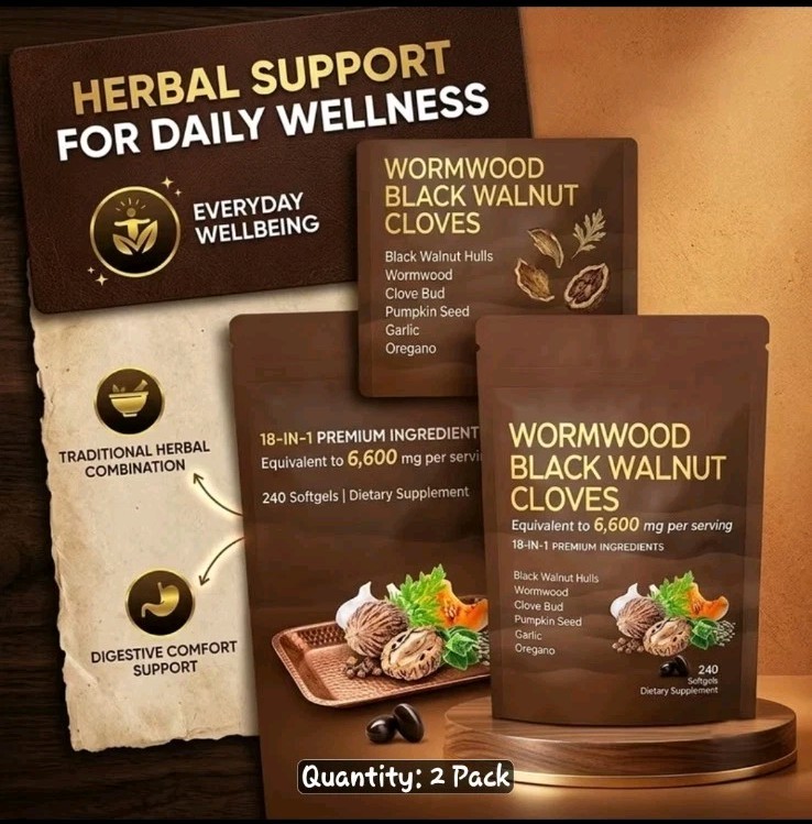 Wormwood Black Walnut Parasite detox. TWO PACK 18-1. 660mg Per Serving Wormwood Black Walnut Parasite detox. TWO PACK 18-1. 660mg Per Serving