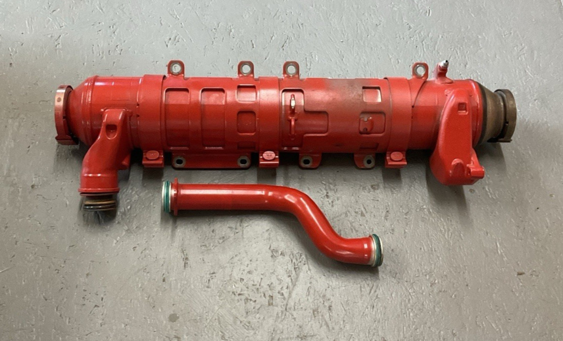 OEM Cummins EGR Cooler (5679607) for Engine No. 80775421 with attached parts