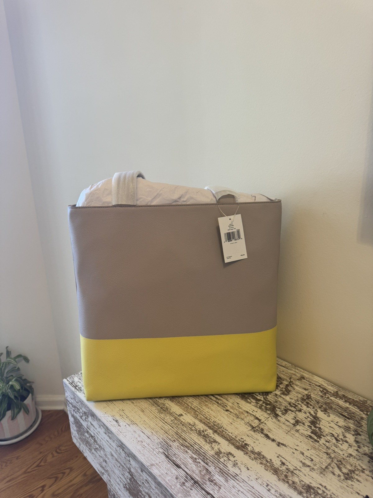 Kate Spade Lita Street Andrea Faux Leather Tote Bag Large Handbag Purse 