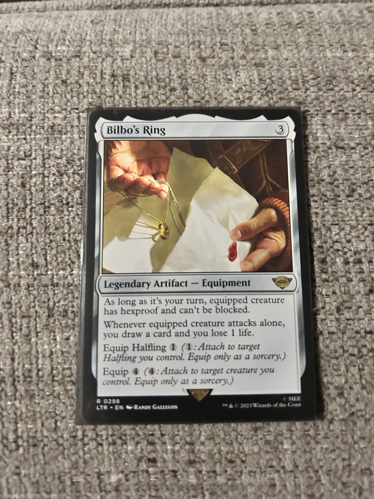 Bilbo\'s Ring Universes Beyond: the Lord of the Rings MTG Bilbo\'s Ring Universes Beyond: the Lord of the Rings MTG