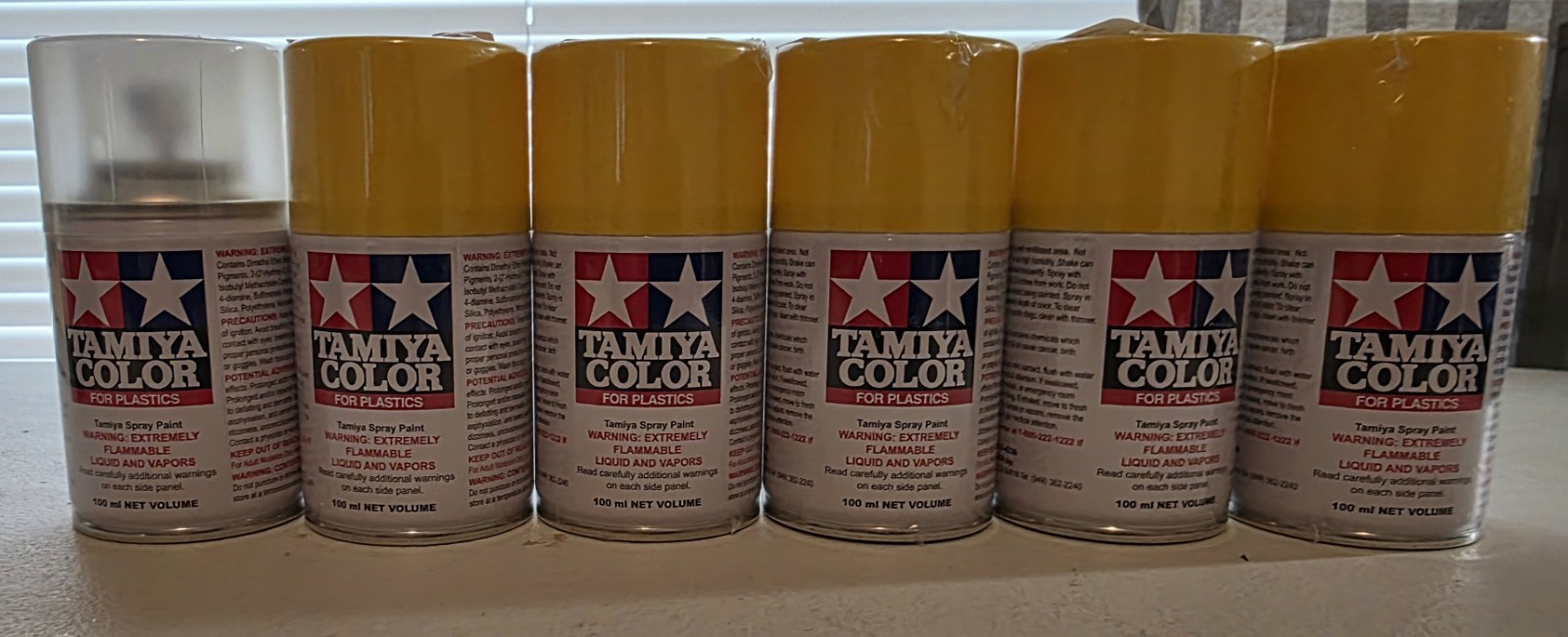 Tamiya Spray Paint Crome Yellow TS-47 - Clear Gloss Tamiya Spray Paint Crome Yellow TS-47 - Clear Gloss