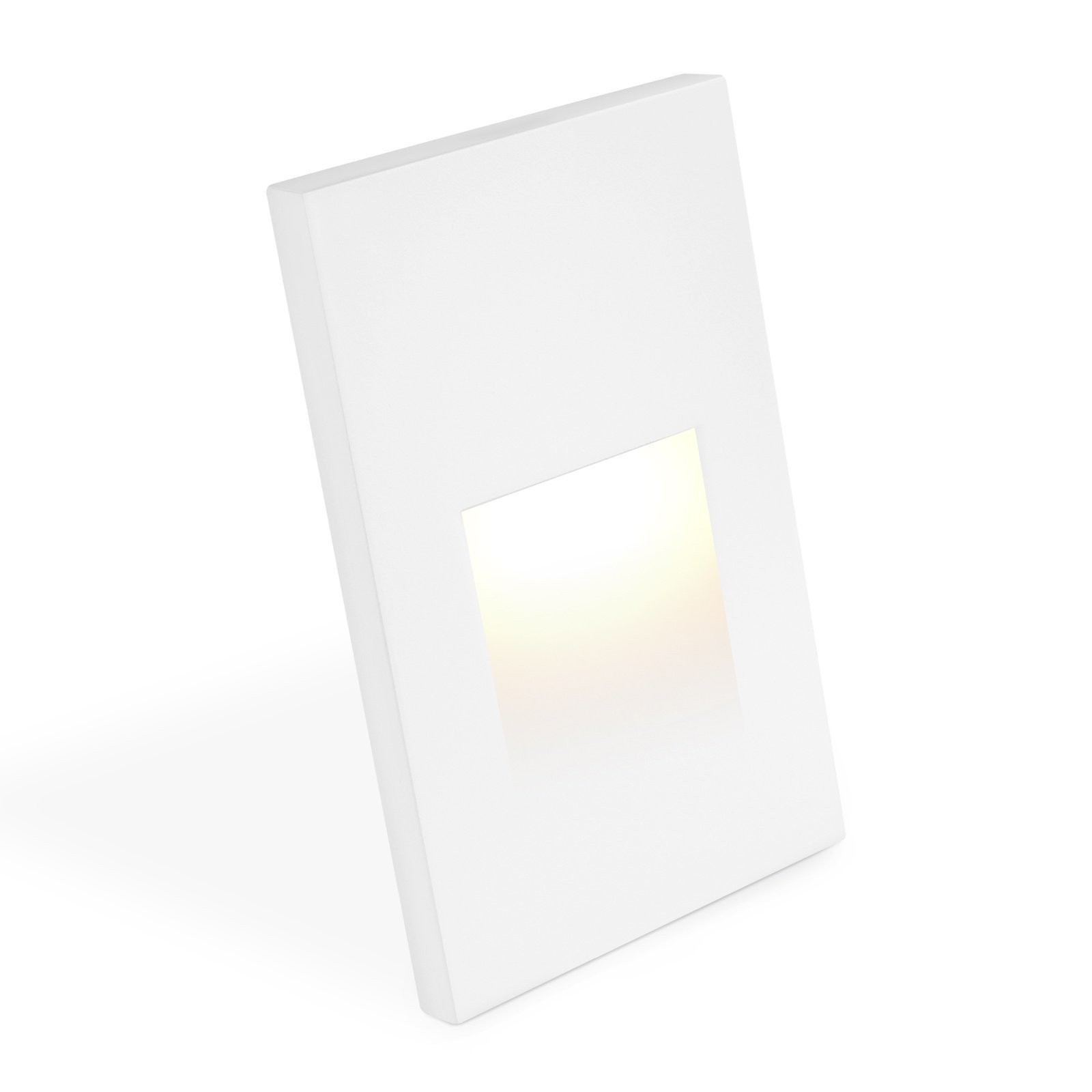 Luxrite Vertical LED Step Light, 5CCT, 3W, 150LM, Dimmable,120V, IP65, ETL White