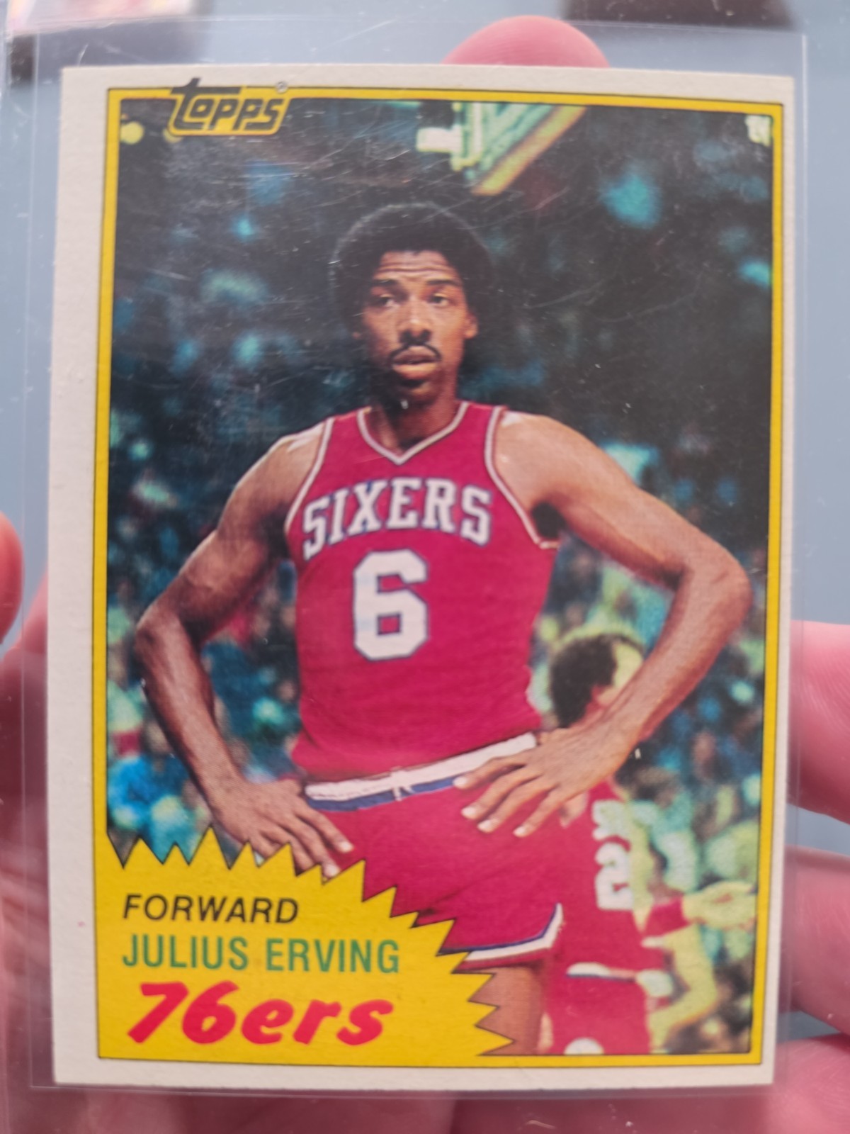 1981-82 Topps #30 Julius Erving Philadelphia 76ers