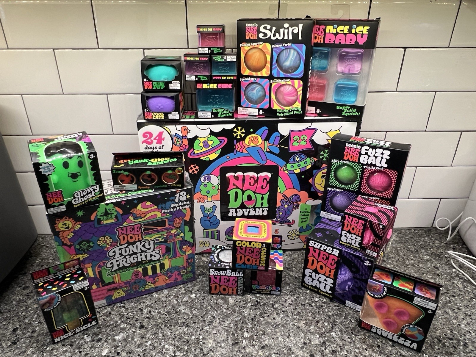NeeDoh HUGE Lot 20+ New Boxed Squish Toys