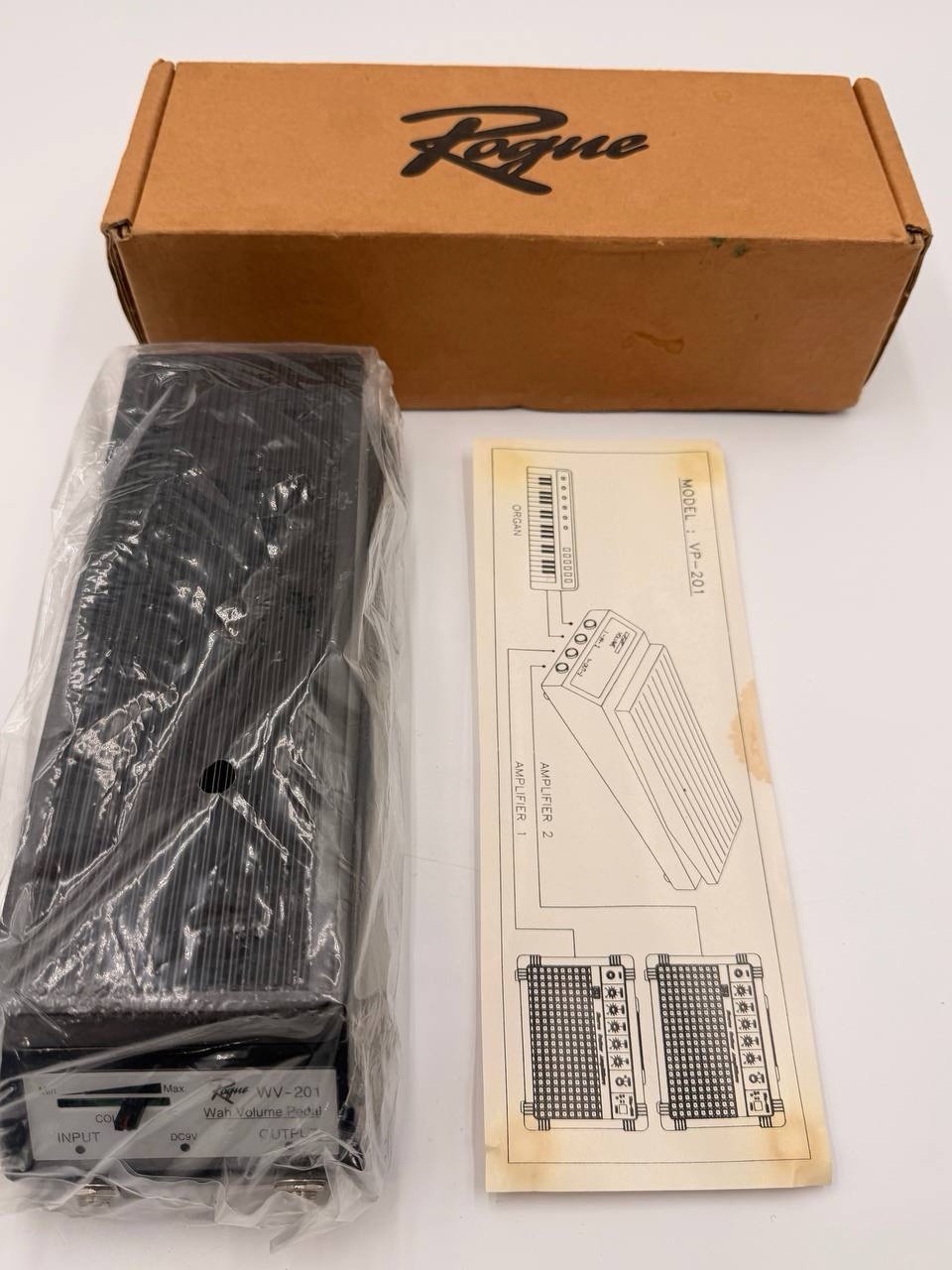 Rogue WV-201 Wah Volume Pedal – New in Box – Vintage Style Guitar Effects Pedal
