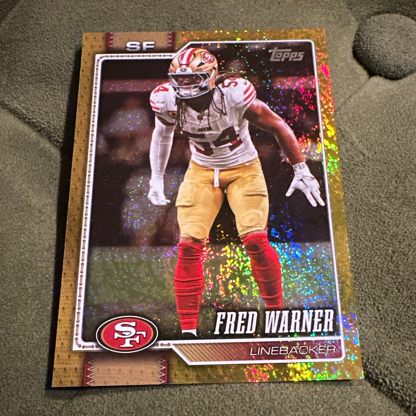 Topps 2026 Fred Warner San Francisco 49ers Football 48/50 Topps 2026 Fred Warner San Francisco 49ers Football 48/50