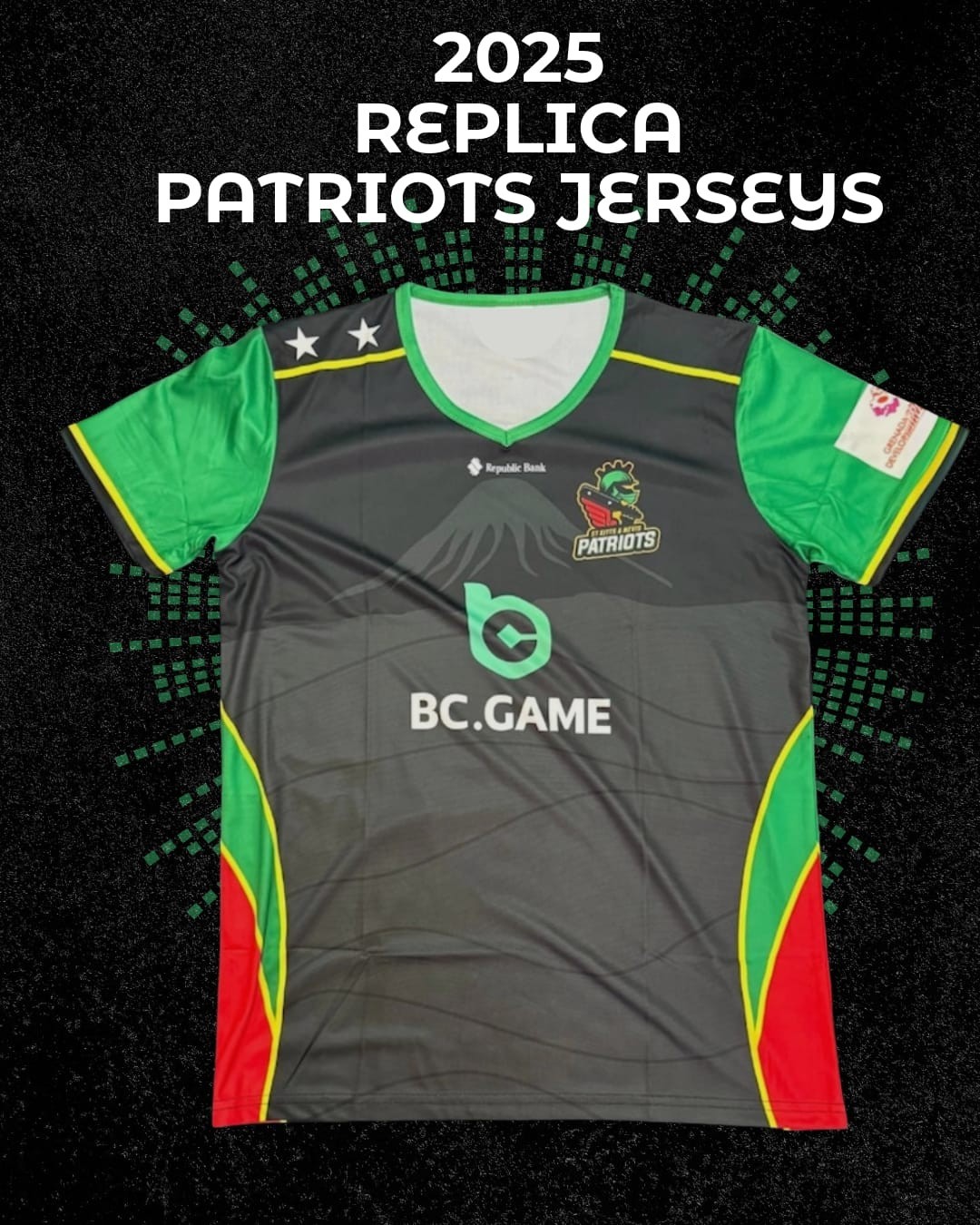 St Kitts & Nevis Patriots CPL Replica Jerseys 2025
