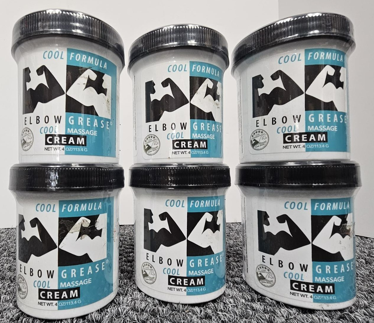 6 X 4 OZ Elbow Grease Cool Cream Personal Lubricant Lube Cool Massage Cream 6 X 4 OZ Elbow Grease Cool Cream Personal Lubricant Lube Cool Massage Cream