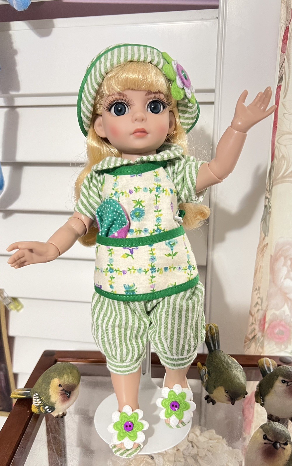 Tonner Effanbee 11” Doll Blonde Blue Eyes Jointed Original Outfit NIB