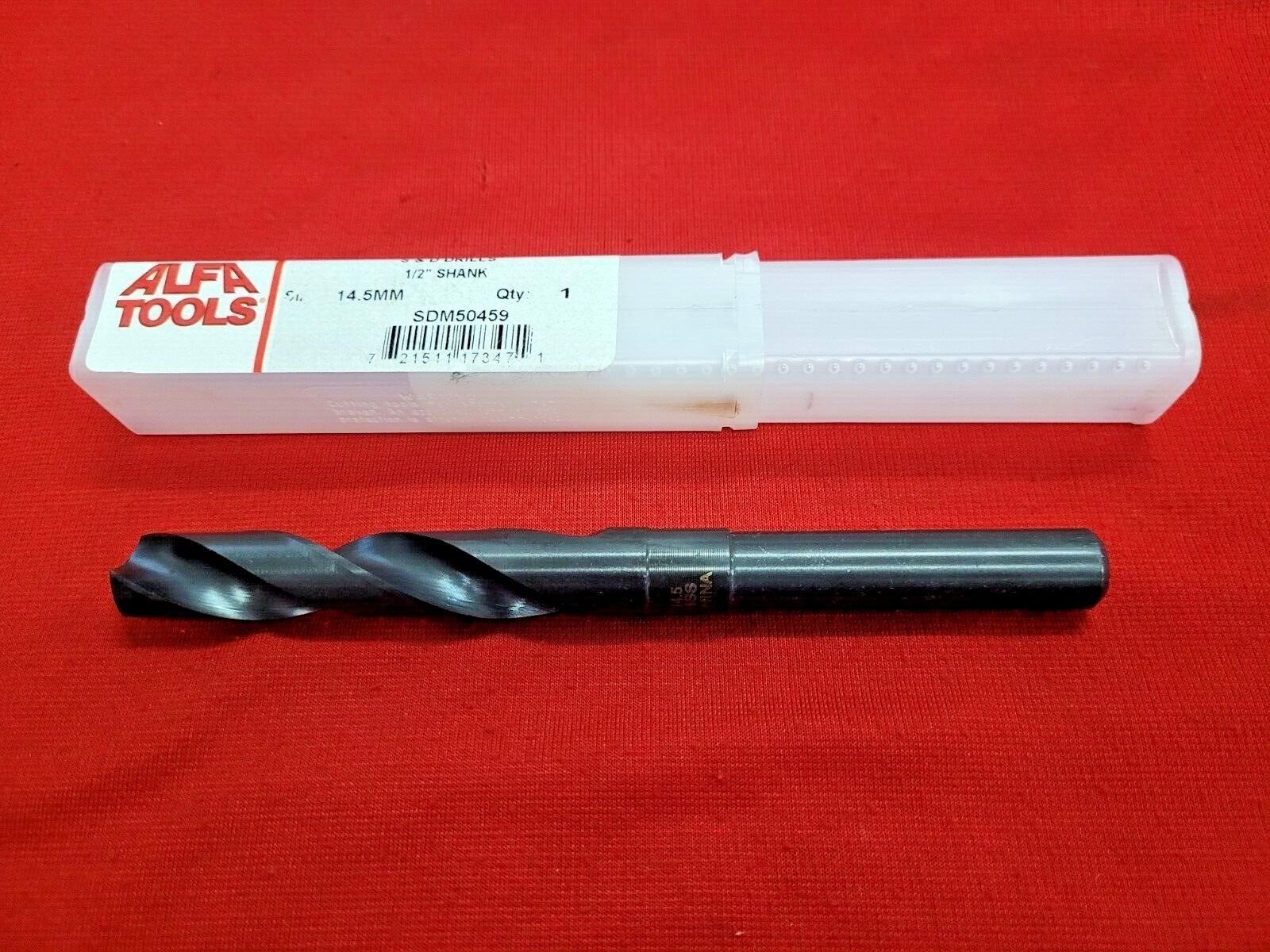 Alfa SDM50459 14.5 mm HSS Metric Silver & Deming Drill Bit 1/2\