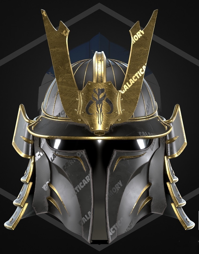 Samurai Mandalorian Mando Boba Fett Helmet