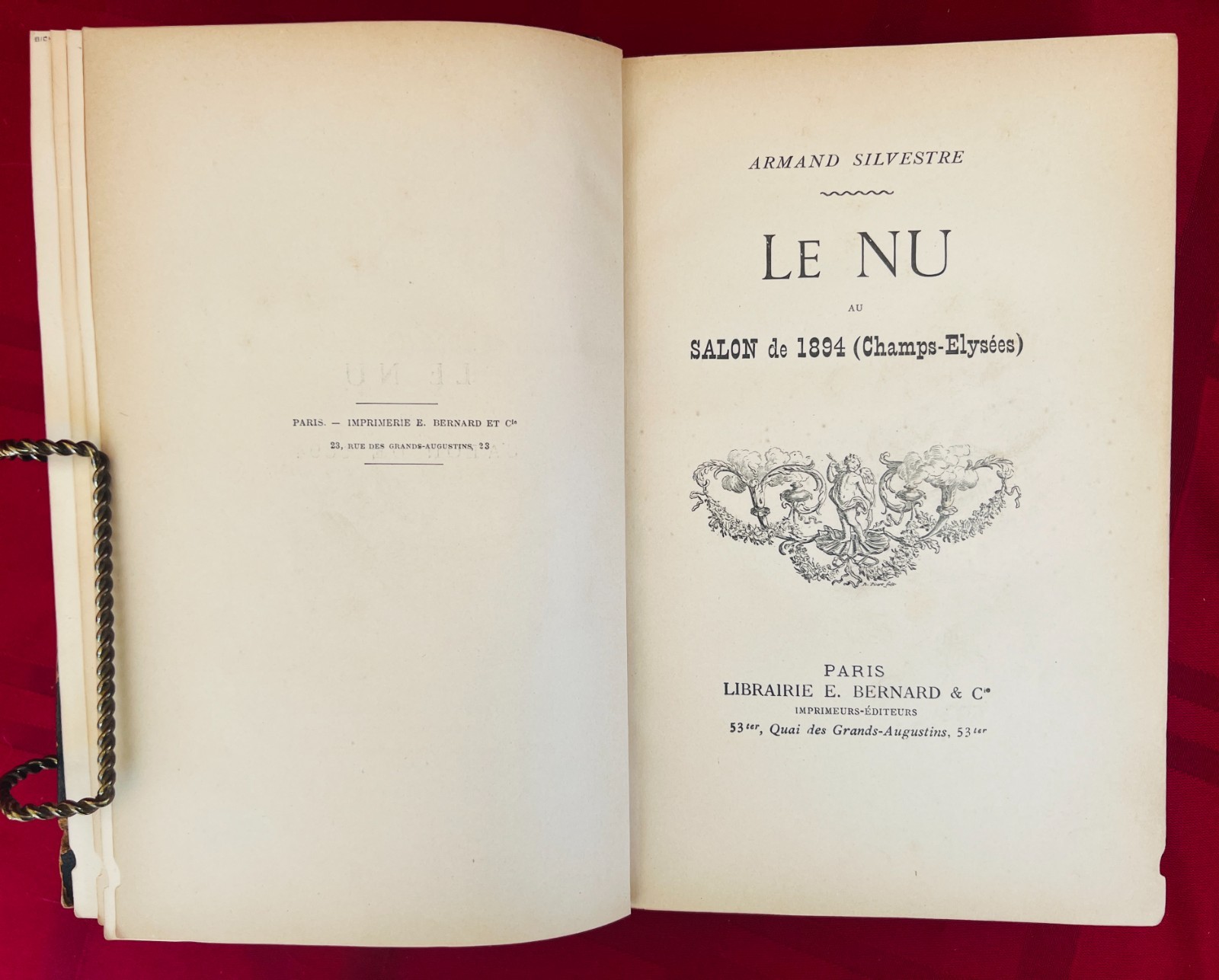 Le Nu au Salon 1894-1895 A. Silvestre 2 Vols in 1 Fine Art Nude French - Good