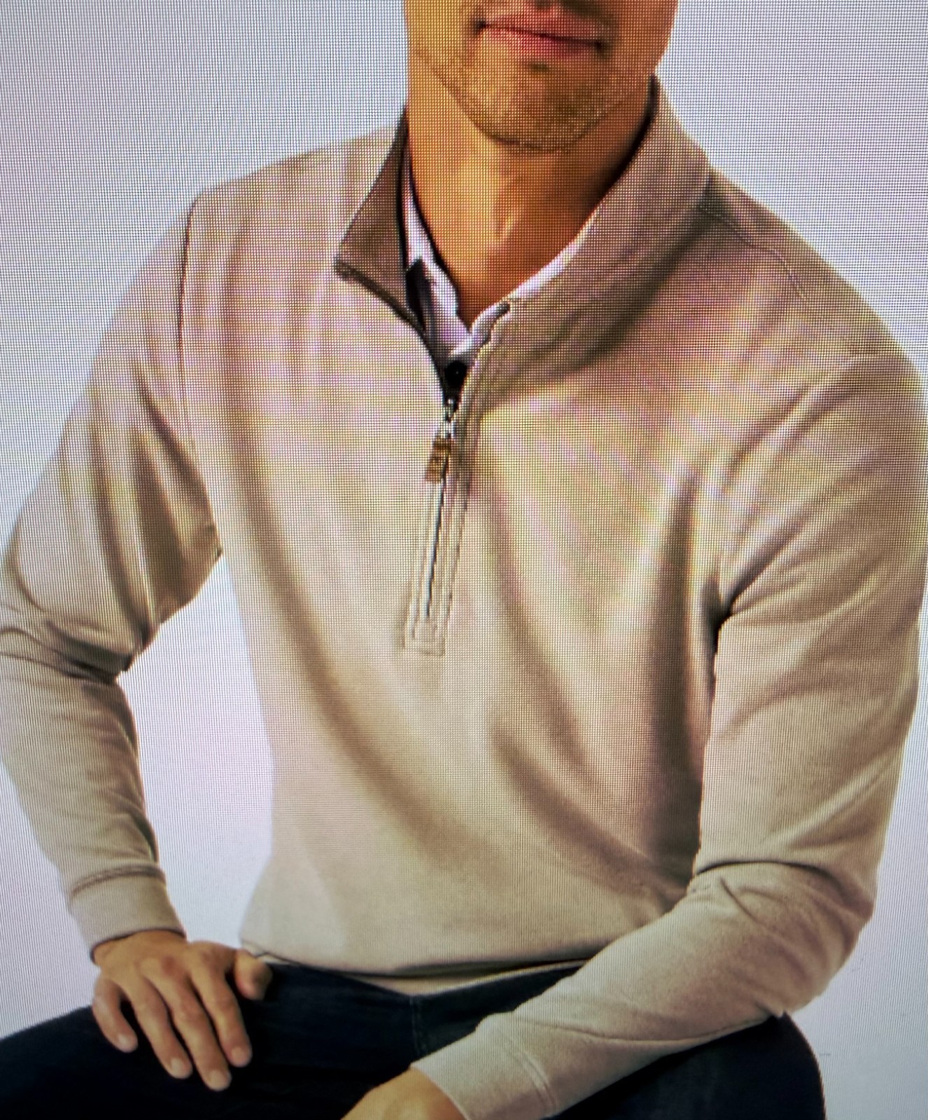 Travis Mathew  The Cloud Quarter Zip Sweater, Men\'s Large, $159