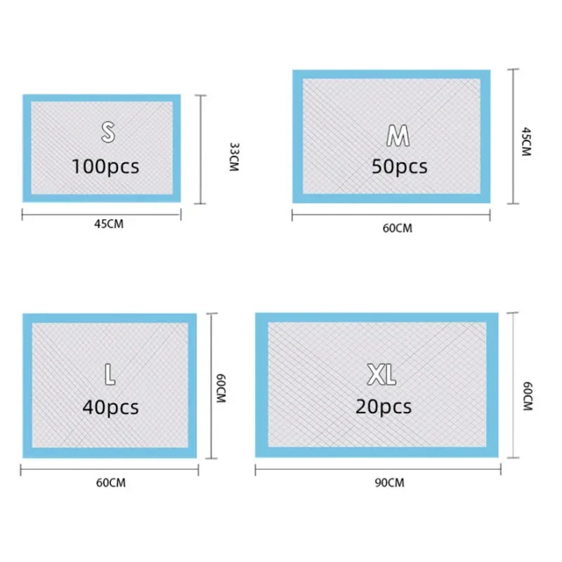 Super Absorbent Pet Diaper Dog Training Pee Pads Disposable Healthy Nappy Mat fo