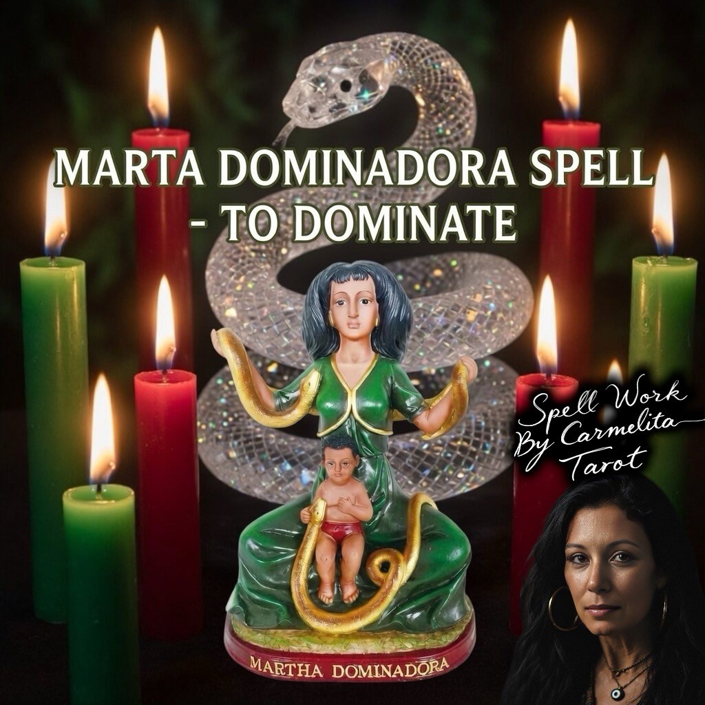 Marta Dominadora Dominate Spell With Physical Sigil Sticker Marta Dominadora Dominate Spell With Physical Sigil Sticker
