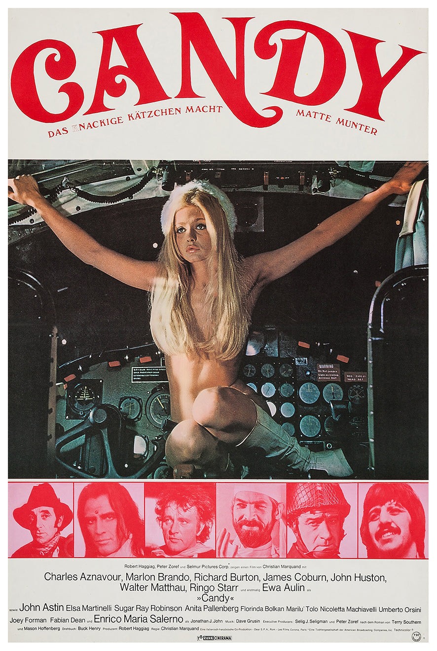 Candy 1968 - Richard Burton - Germany - Classic Movie Poster