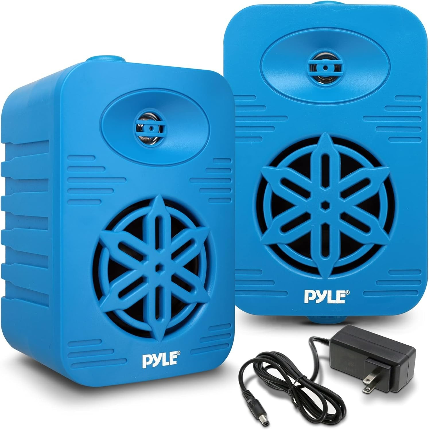 Pyle 5.25” 500W Max Power Waterproof, Bluetooth Wireless 2 Speakers PDWRBT56BL