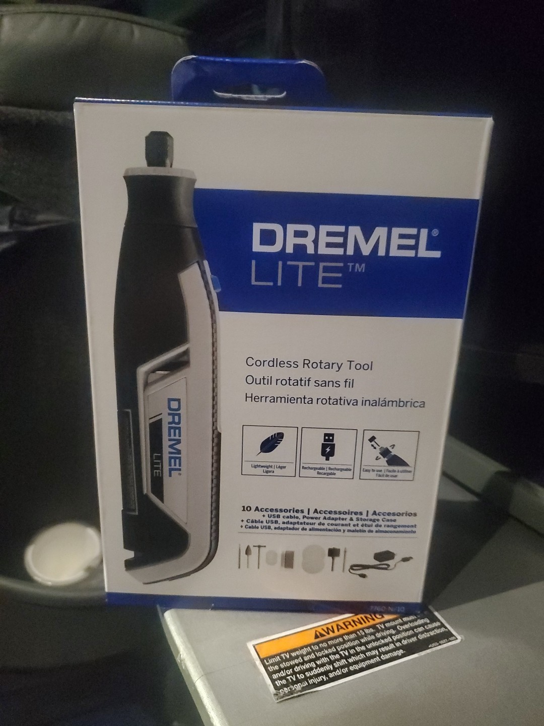 Dremel Lite 7760 4V 25K RPM Cordless Rotary Tool Kit 7760-N/10