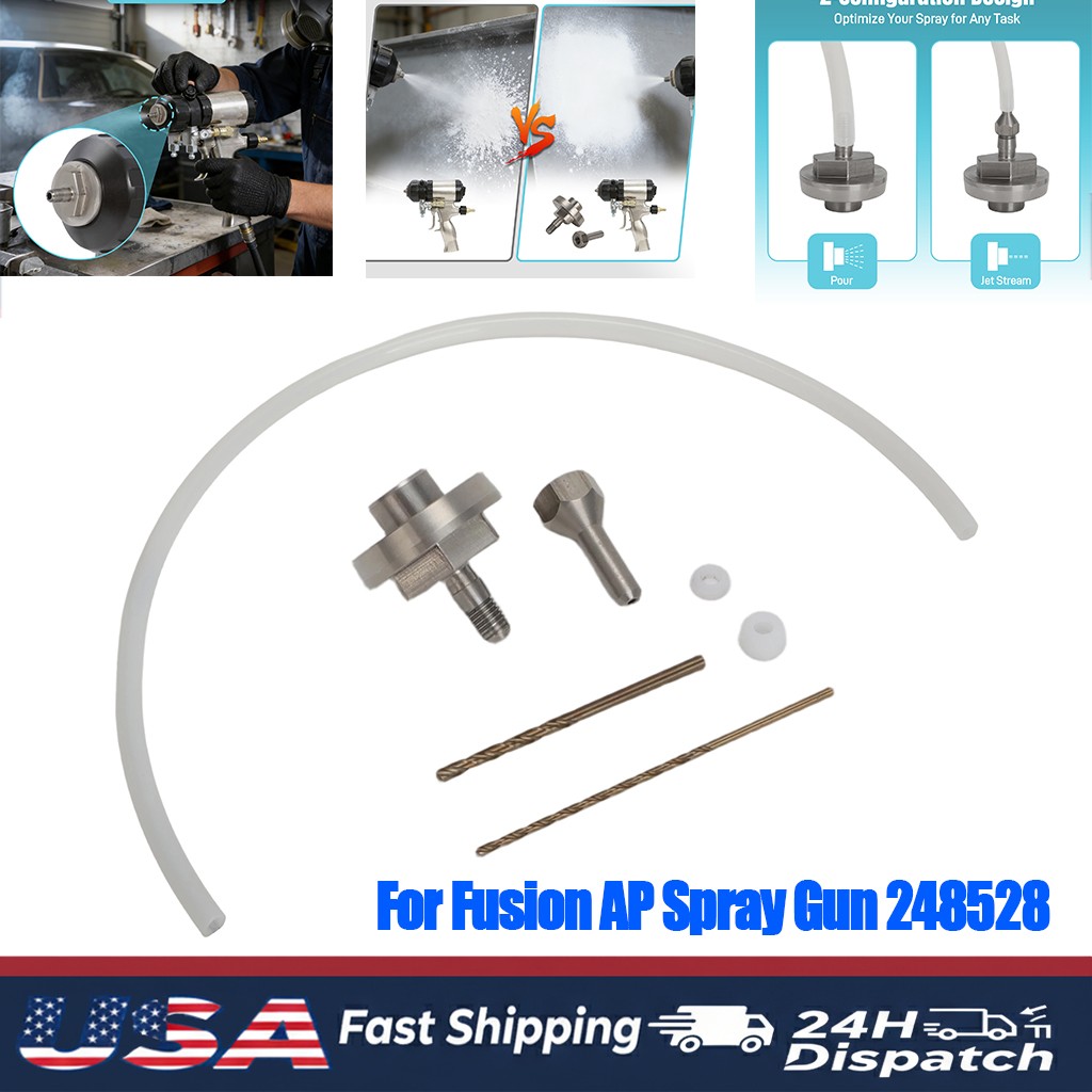 Aftermarket Pour Foam Air Cap Injection Tip Kit For Fusion AP Spray Gun 248528 Aftermarket Pour Foam Air Cap Injection Tip Kit For Fusion AP Spray Gun 248528