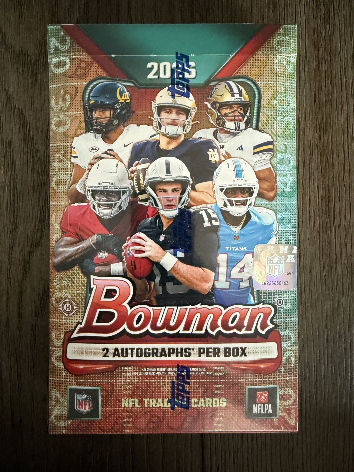 2026 Bowman Football Hobby Box 2 Autos Chrome NFL Factory Sealed NEW IN HAND 2026 Bowman Football Hobby Box 2 Autos Chrome NFL Factory Sealed NEW IN HAND