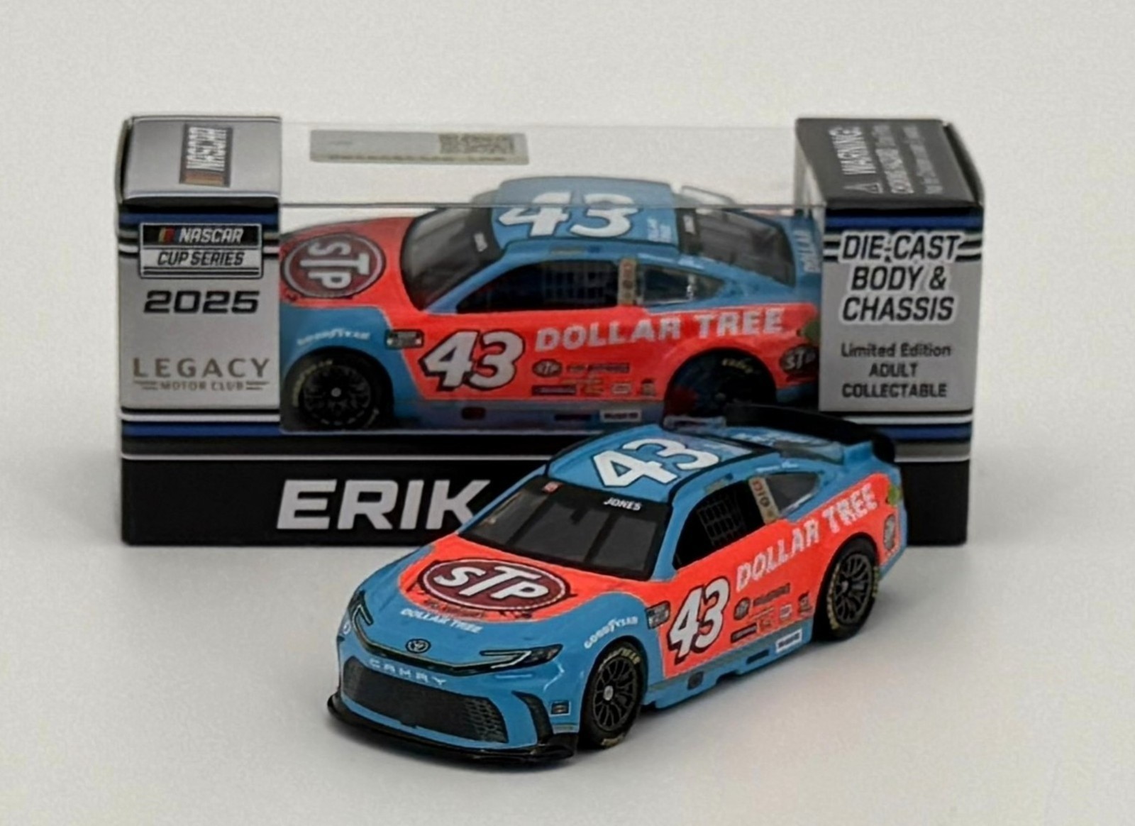 NASCAR 2025 ERIK JONES #43 DOLLAR TREE STP 1/64 CAR