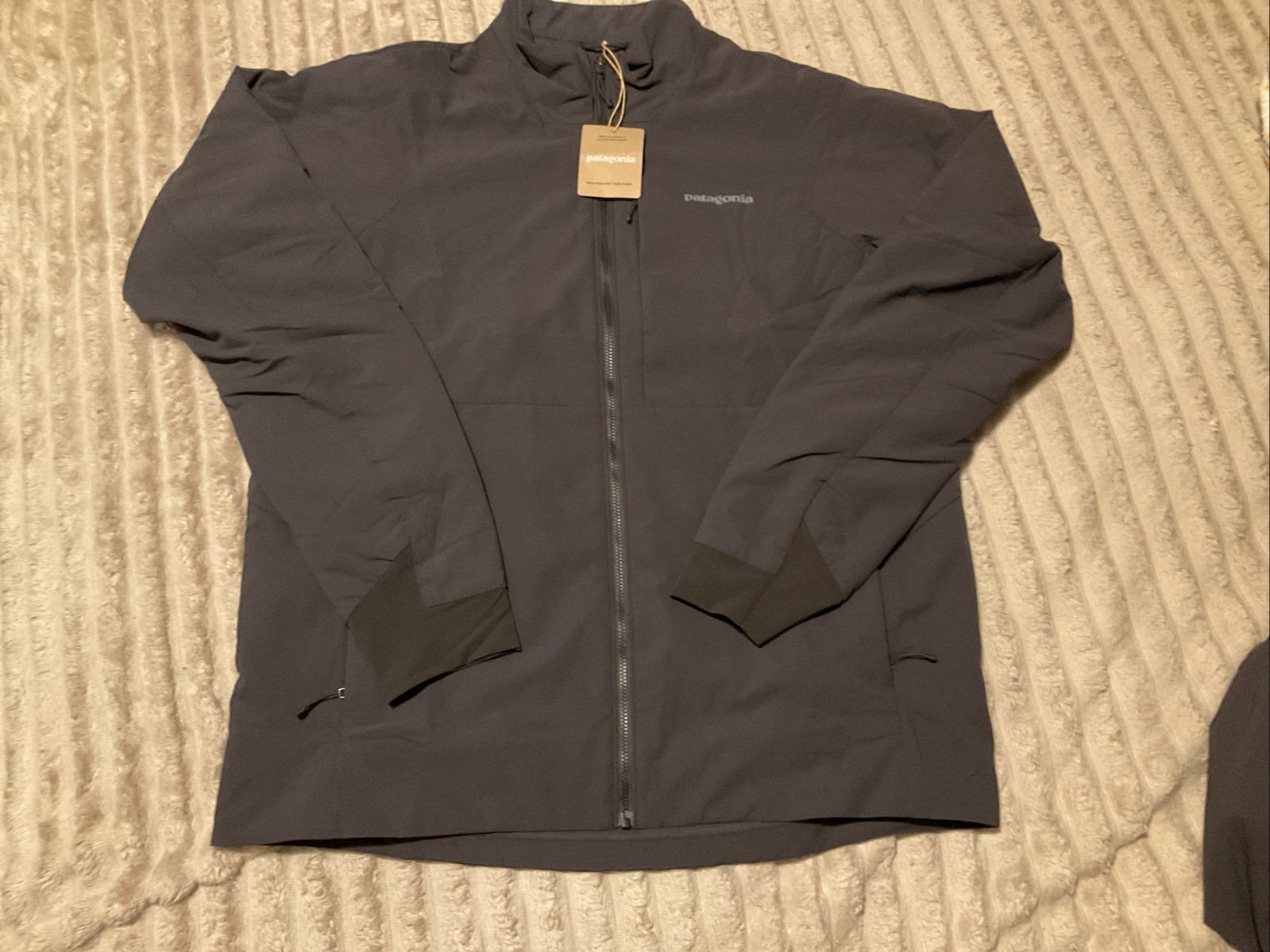 * Patagonia Men\'s Nano Air Light Jacket Full Zip Ink Black Sz L 82870 * NWT