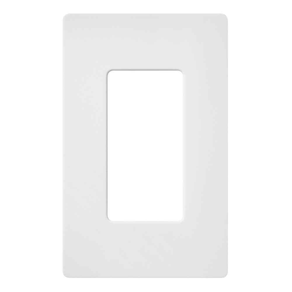 Unbreakable Screwless Wall Plate Decora Outlet Switch Cover 1-6 Gang White UL