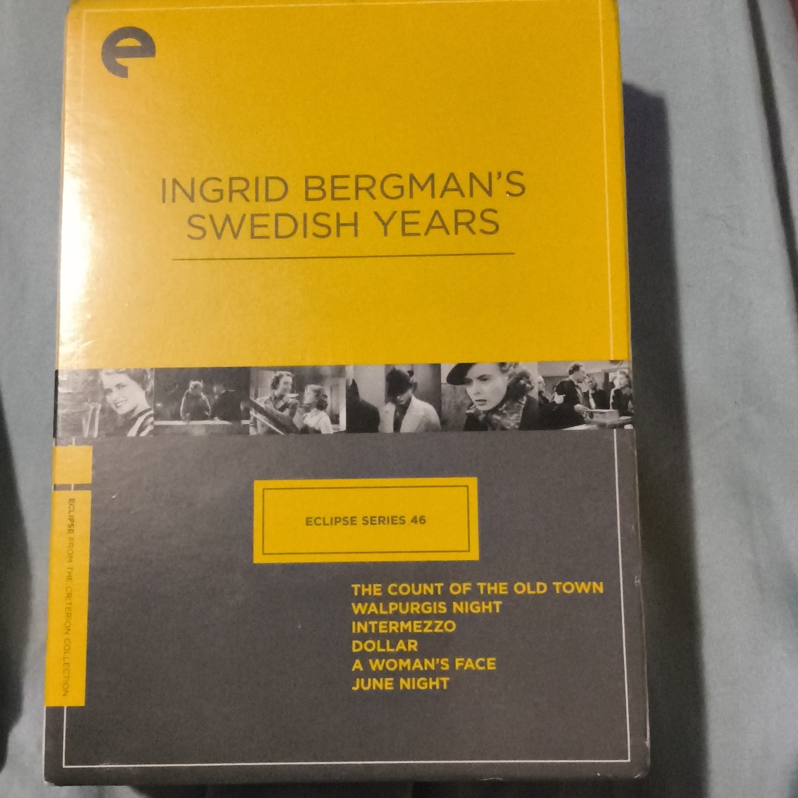 Criterion Eclipse 46 Ingrid Bergman\'s Swedish Years DVD Box Set NEW SEALED