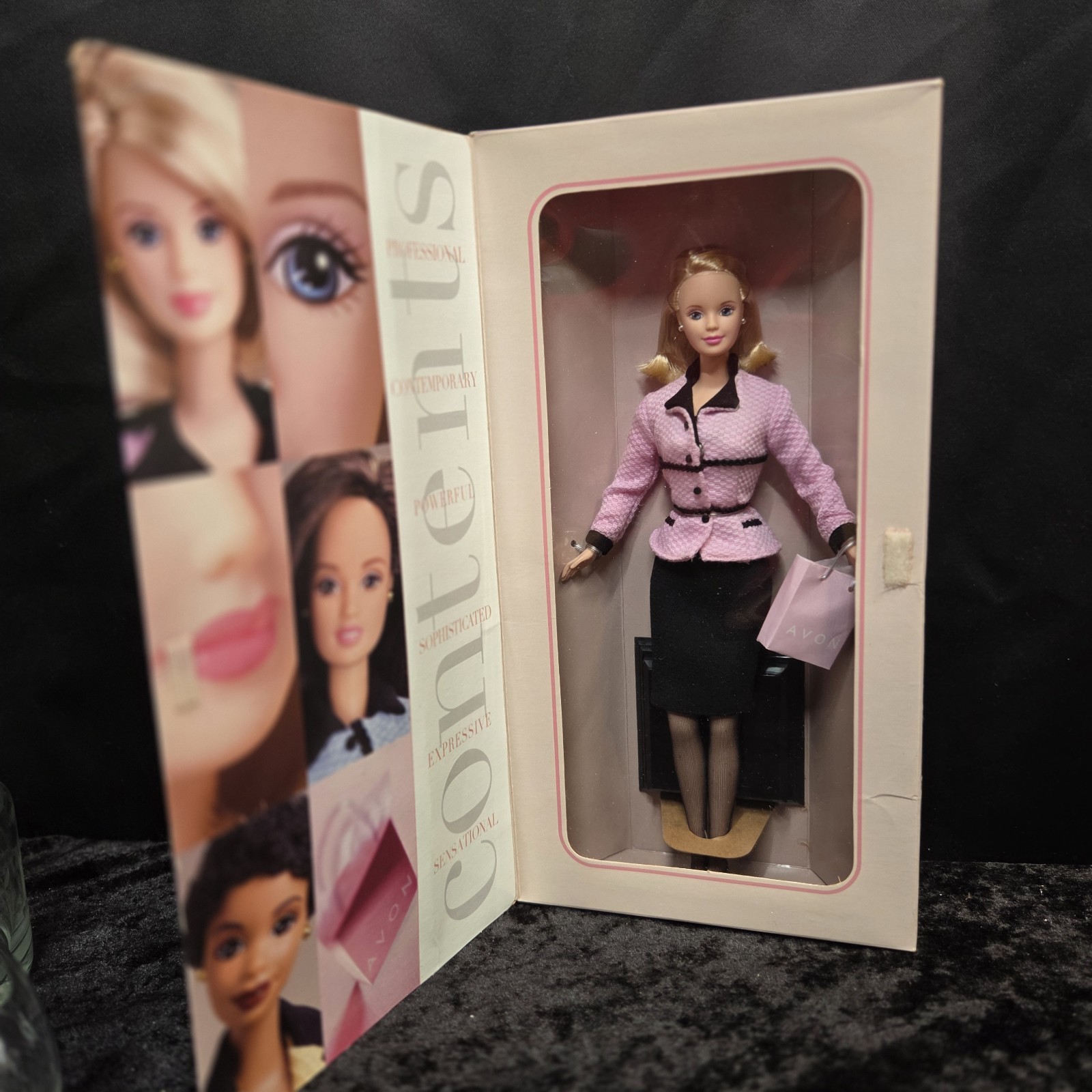 Avon Representative Barbie Doll Special Edition Blonde In Suit 1998 Mattel NIB