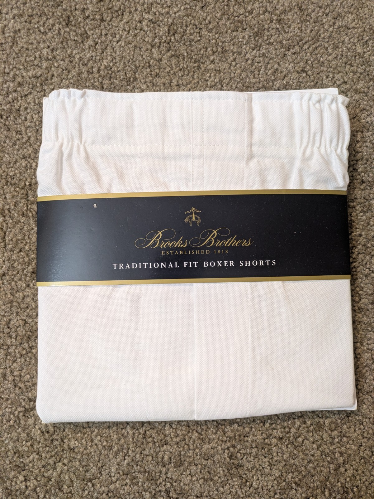 Brooks Brothers Boxer Shorts Size 34 White 100% Cotton White Medium Brooks Brothers Boxer Shorts Size 34 White 100% Cotton White Medium