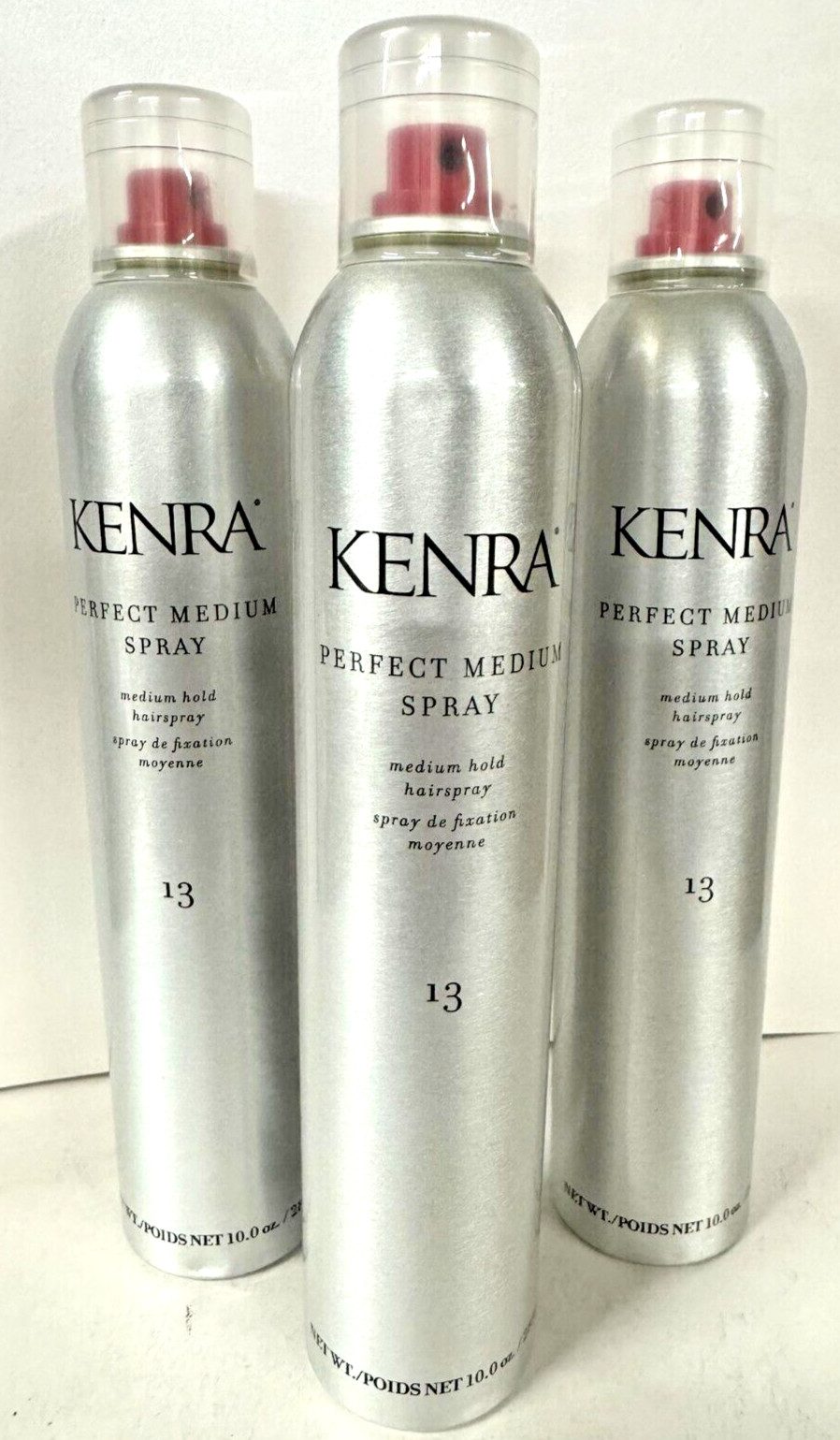 3 X Kenra #13 Perfect Medium Spray 10oz VALUE PACK