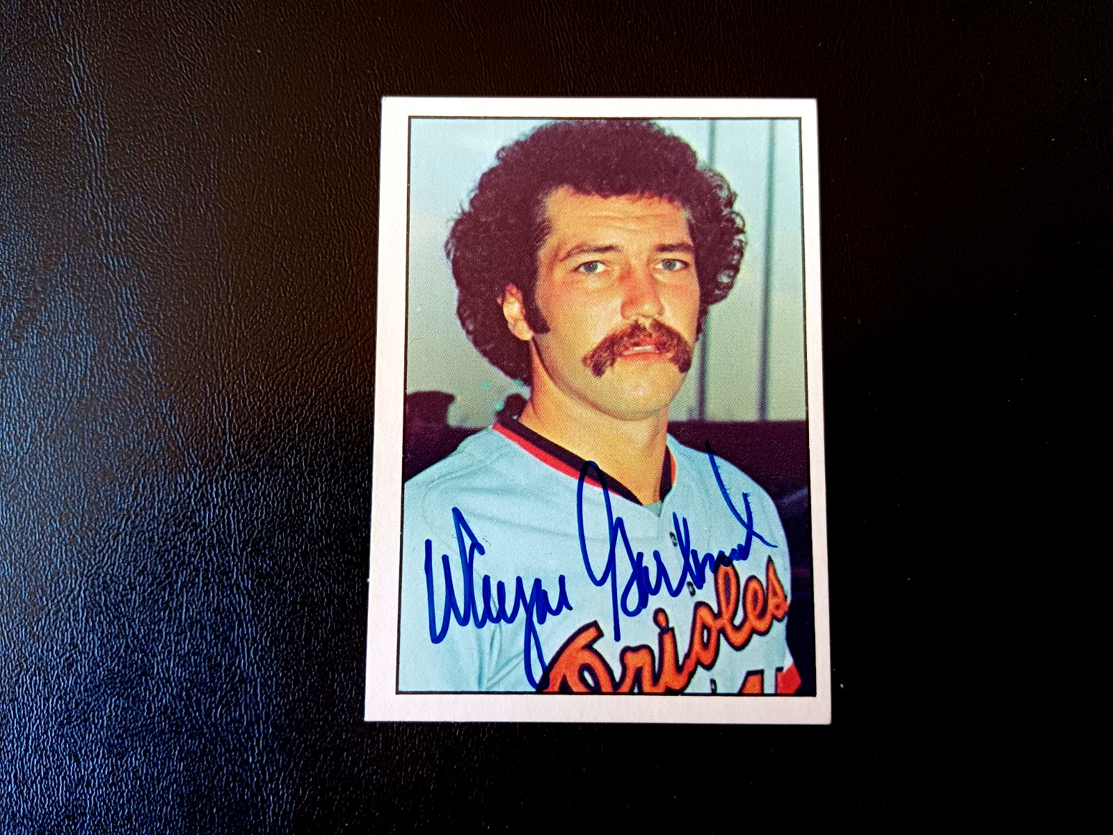 Wayne Garland Autographed 1975 SSPC Baseball Baltimore Orioles Card 376 70s Auto
